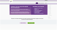 Desktop Screenshot of fysicalc.nl